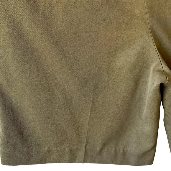 Cutter & Buck Classic Chino Golf Pleated Casual Shorts Size 33 Oyster Green - Picture 10 of 14